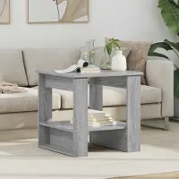 Prolenta Maison Exclusive - Tavolino Sonoma grigio, 51 x 50 x 50 cm, realizzato in legno composito