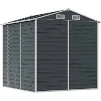 Syfax Capanno da Giardino Antracite 191x215x198cm in Acciaio Zincato
