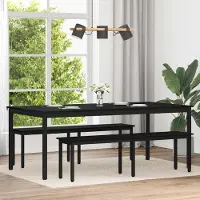 Prolenta Maison Exclusive - Tavolo da pranzo, dimensioni 200 x 100 x 75 cm, realizzato in materiale composito di legno, forma rettangolare