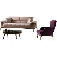 AEA Wohnzimmer Set Sofa 3+1 Sitzer Moderne Möbel Couch Luxus Design 2tlg