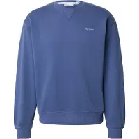 Pepe Jeans per uomo. PM5800154 Felpa blu navy con piccolo logo Geo (XL), Casual, Cotone