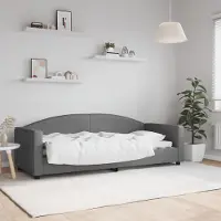 Prolenta Maison Exclusive - Letto a giorno, colore grigio scuro, 80x200 cm, tessuto