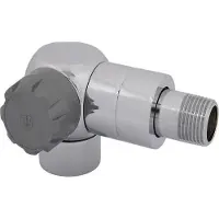 Schlosser Js Thermostatventil Winkeleckform Anschl.li,Dn15,1/2",Edelst.design