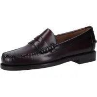 Sebago per uomo. 7000300 Mocassini classici Dan in pelle marrone bordeaux (46), Basso, 1 a 3 cm, Nessuno, Casual, Da sera, Classico