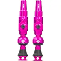 Muc Off Tubeless Valves Big Bore Lite Valvola per bicicletta (45 mm, rosa)