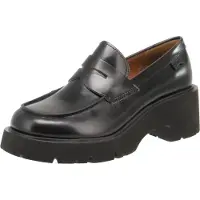 Camper per donna. K201425-002 Mocassini in pelle nera Milah (39), Nero, 3 a 5cm, Nessuno, Casual, Da sera, Classico