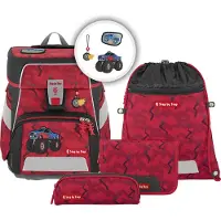 Step by step Space Set di borse per la scuola 5 pezzi rosso