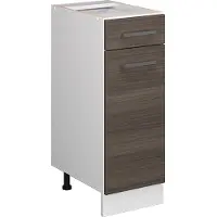 Vicco Mobiletto base per cucina R-Line Grigio nobile 30 cm senza piano di lavoro, Model 37712