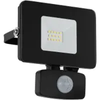 Eglo Faretto LED esterni Faedo 3 con sensore, nero, 10W