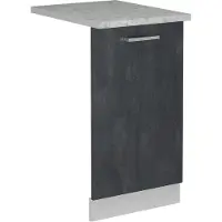 Vicco Pannello frontale della lavastoviglie R-Line Calce nera 45 cm , PL Marmo, Model 55087
