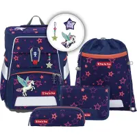 Step by step Space Shine Set di borse per la scuola 5 pezzi viola