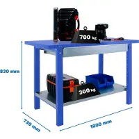 Simonwork (bancos De Trabajo) Banco Da Lavoro Bt6 Pro Box 830x1800x730 Mm