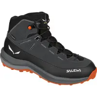 Salewa Kid's MTN Trainer 2 Mid PTX Scarpe da trekking Bambini (34, nero)