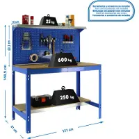 Simonwork (bancos De Trabajo) Banco Da Lavoro Bt3 1445x1210x610 Mm