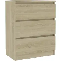 Syfax Credenza Rovere Sonoma 60x35x76 cm in Legno Multistrato
