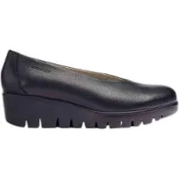 Wonders per donna. C-33100_2525_5792 Mocassini Fly in pelle nera (41), Nero, 3 a 5cm, Nessuno, Casual
