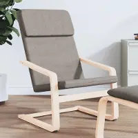 Prolenta Casa esclusiva - Poltrona relax Taupe Stoff