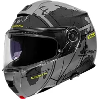 Schuberth C5 Globe Grey unisex nero, taglia XXL