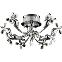 Luxera Plafoniera SIRIUS 20W Ø80cm MetalL con cristalli, dimmerabile