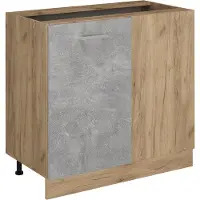 Vicco Mobile ad angolo cucina R-Line Calcestruzzo 86 cm senza piano di lavoro, Model 53386