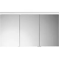 Burgbad Lin20 armoire de toilette éclairage LED, 3 portes, porte du milieu butée à gauche 1200x700x170mm, SPQK120RF5352, SPQK120RF5352