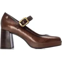 Carmela per donna. 16253501-TAUPE Scarpe 162535 marrone (37), 5 a 8cm, Fibbia, Casual, Classico, Pelle verniciata
