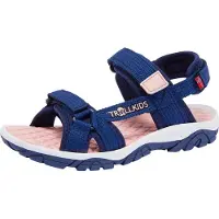 TROLLKIDS Kid's Oslofjord Sandal Sandali Bambini (27, blu)