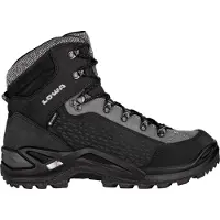 Lowa - Scarpe da trekking invernale in GORE-TEX&reg; - Renegade Warm GTX Mid Black/Grey per Uomo in Pelle - Taglia 46,5 - Nero