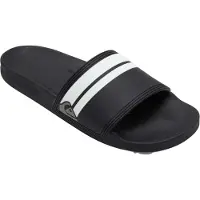 Quiksilver Rivi Slide Sandali Uomo (43, nero/grigio)