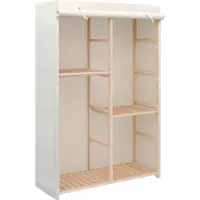 Syfax Armadio per Indumenti a 3 Ripiani 110x40x170 cm