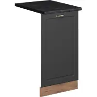 Vicco Pannello frontale della lavastoviglie Fame-Line Antracite-oro 45 cm , PL Antracite, Model 55247