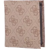 GUESS Vezzola Portafoglio tessuto SMVZLALEA22 Marrone Uomo — Portafoglio