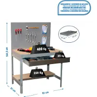 Simonwork (bancos De Trabajo) Banco Da Lavoro Bt2 Box 1445x910x610 Mm