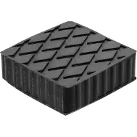 Bgs Supporto in gomma per piattaforme di sollevamento 116,5 x 116,5 x 36,5 mm - 7037