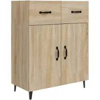 Syfax Credenza Rovere Sonoma 69,5x34x90 cm in Legno Multistrato