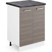 Vicco Mobiletto base cucina R-Line Grigio nobile 60 cm , PL Antracite, Model 46450