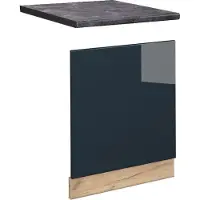 Vicco Pannello frontale Fame-Line Blu scuro lucido 60 cm , PL Antracite, Model 49694