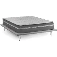Dmora Materasso Singolo Altino 80x190x32h cm Grigio, Sfoderabile Misura Rete Compatibile 80x190 cm Italy