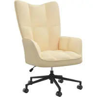 Syfax Sedia Relax Bianco Crema Velluto