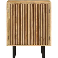 vidaXL Credenza a 2 ante 55x35x70 cm in legno massiccio di mango