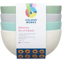 Colourworks Set Di Ciotole In Melamina Classiche 4 Unità