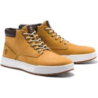 Timberland - Sneakers in cuoio dal profilo leggermente rialzato - Maple Grove Mid Lace Up Sneaker Wheat per Uomo in Pelle - Taglia 8,5 US - Marrone