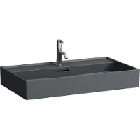 Laufen Kartell lavabo à encastrer, 3 trous pour robinet, avec trop-plein, 800x460mm, H8103367581081, H8103367581081