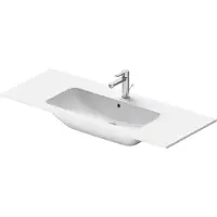 Duravit ME by Starck lavabo pour meuble, avec trop-plein, 1 trou pour robinetterie, avec plage de robinetterie, 1230mm, 2336123200, 2336123200