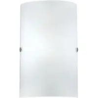 Eglo Applique Contemporanea Troy 3 Acciaio Nichel Satinato 1 Luce E14