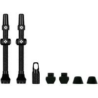 Muc-Off Tubeless Valve Kit V2 Universal For MTB & Road Valvola per bicicletta (80 mm, nero)