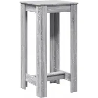Syfax Tavolo da Bar Grigio Sonoma 51x50x103,5 cm in Legno Multistrato