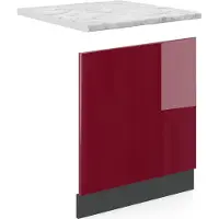 Vicco Pannello frontale R-Line Rosso 60 cm , PL Marmo, Model 46019