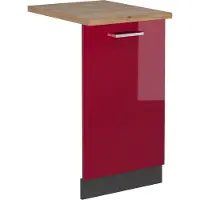 Vicco Pannello frontale della lavastoviglie R-Line Rosso lucido 45 cm , PL Rovere, Model 54944