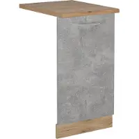 Vicco Pannello frontale della lavastoviglie R-Line Calcestruzzo 45 cm , PL Rovere, Model 55045